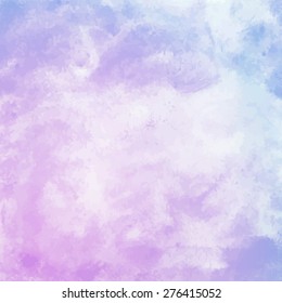 vector violet watercolor texture, realistic background of paint