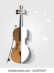 Vector violin