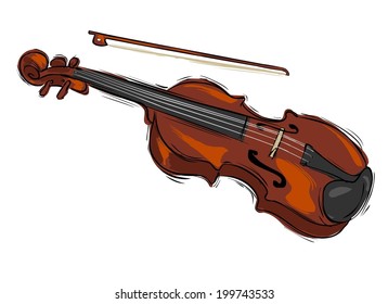 Vector violin