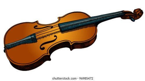 Vector violin