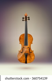 vector violin illustration