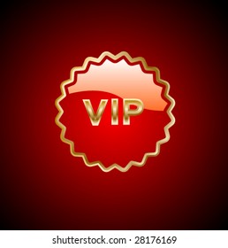 vector vip badge