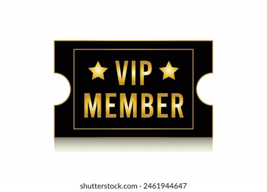 Vector VIP golden and platinum card. Luxury design for VIP member. golden ticket. Eps10.