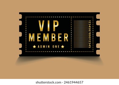 Vector VIP golden and platinum card. Luxury design for VIP member. golden ticket. Eps10.