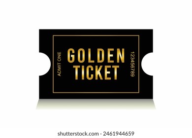 Vector VIP golden and platinum card. Luxury design for VIP member. golden ticket. Eps10.