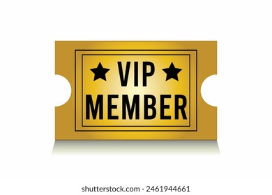 Vector VIP golden and platinum card. Luxury design for VIP member. golden ticket. Eps10.