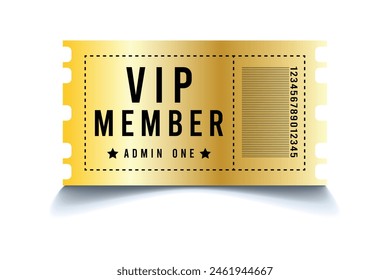 Vector VIP golden and platinum card. Luxury design for VIP member. golden ticket. Eps10.