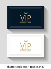 Vector VIP member card Gold and Black ,premium quality ,  premium invitation card poster .