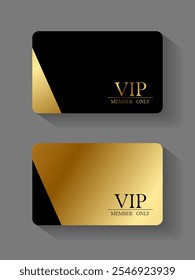 Vector VIP Platino tarjeta de miembro de platino y Negro, calidad premium, premium tarjeta de invitación poster .