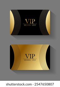 Vector VIP Platino tarjeta de miembro de platino y Negro, calidad premium, tarjeta de invitación premium cartel 