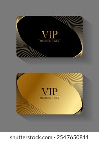 Vector VIP Platino tarjeta de miembro de platino y Negro, calidad premium, tarjeta de invitación premium cartel 