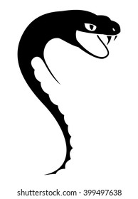 Vector viper snake logo