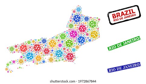 Mapa Cidade Rio De Janeiro Stock Vectors Images Vector Art Shutterstock