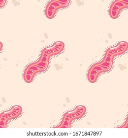 Vektorillustration des Virus-Konzepts des Coronavirus COVID-19. Die Coronavirus-Krankheit ist eine Pandemie.