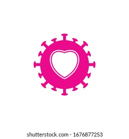Vector Virus Logo Icon Design Template