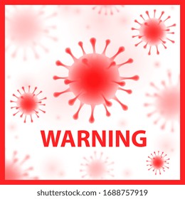 Pegatina de virus vectorial en fondo blanco. Salud humana, bacterias, microorganismos, célula viral. COVID-19.