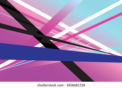 Vector vivid illustration of multicolored abstraction with geometric shapes. Poster for a website or magazine.