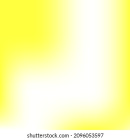 Vector Vivid Liquid Trendy Blurry Background. Spotlight Fashion Smooth Lemon Gradient Background. Multicolor Yellow Vibrant Bright Neon Smooth Surface. White Color Light Watercolor Gradient Mesh.