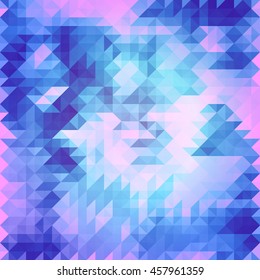 Vector vivid mosaic background. Bright hi-tech design for web and devices.