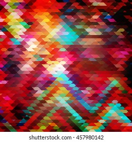 Vector vivid mosaic background. Bright hi-tech design for web and devices.