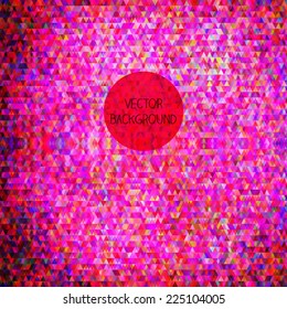Vector vivid triangle background for web and devices, vector bright mosaic