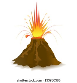 Vector volcano