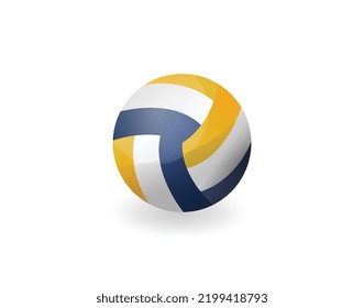 Vector Voleyball Ball Stock Vector Illustration