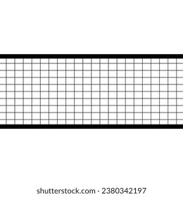 vector Volleyball sport net ,top view net