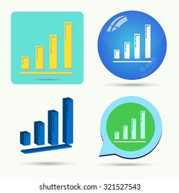 Vector of volume button symbol or icon