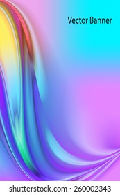 Vector volume color bow for design.