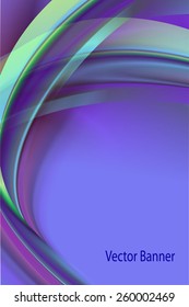 Vector volume color bow for design.