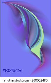 Vector volume color bow for design.