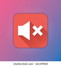 Vector Volume Off Icon