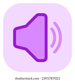 Volumen vectorial, altavoz, icono megáfono. Perfecto para aplicaciones e interfaces web, infografías, presentaciones, marketing, etc.