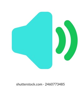 Vector volume, speaker, megaphone icon. Perfect for app and web interfaces, infographics, presentations, marketing, etc.