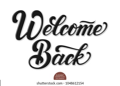 Welcome Back Text Stock Vectors, Images & Vector Art | Shutterstock
