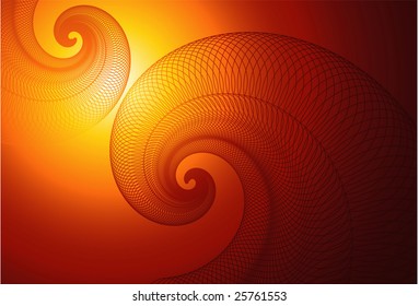 Vector vortex background #137. Flames.