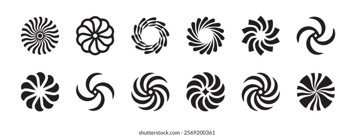 vector vortex logo premium template bund