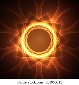 Vector vortex magical energy.