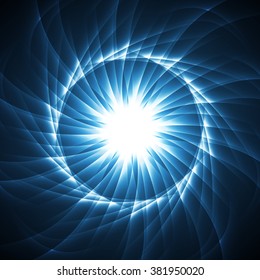 Vector vortex magical energy.