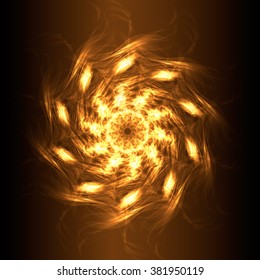 Vector vortex magical energy.