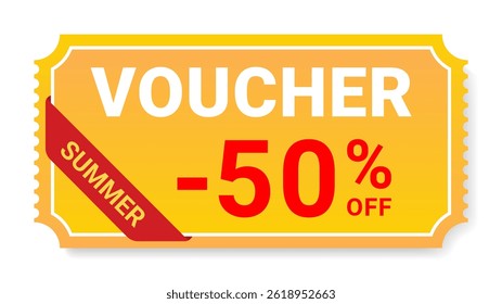 Bono de Vector 50% de descuento en temática de verano