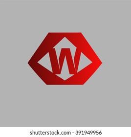 Vector W logo icons
