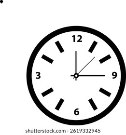 Vektoruhr, Symbolgrafik eps 10