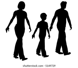 familia de caminatas vectoriales