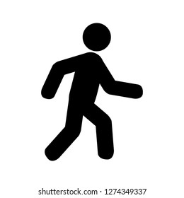 Vector Walking Icon
