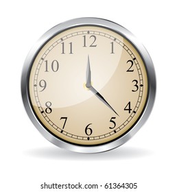 vector wall clock
