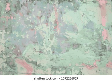 Vector wall texture background. Retro grunge paper