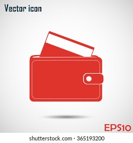 Vector wallet for cards and money