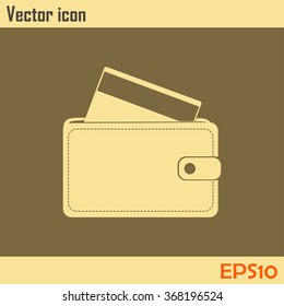 Vector wallet for cards and money